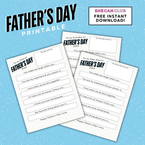 Father's Day Printable