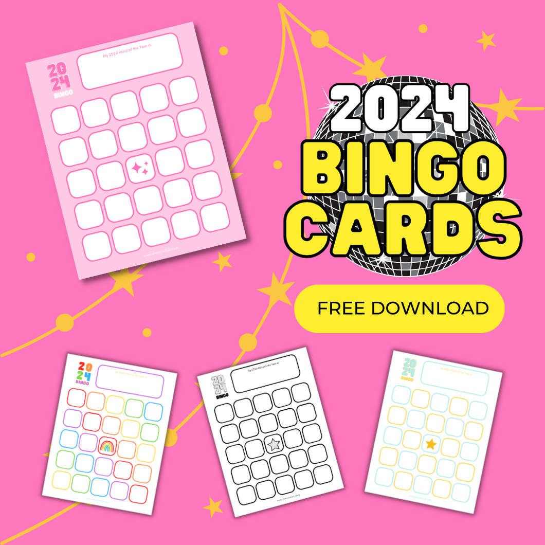 2024 Bingo Card Printables